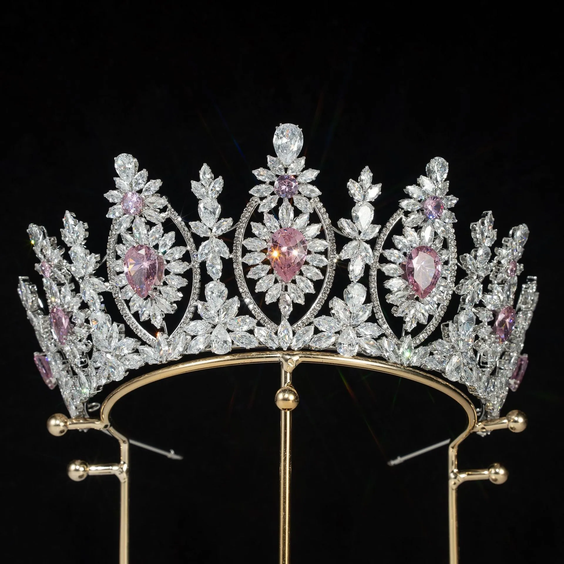 Bridal Crown Zircon Baroque Headband Quince Crown Hair Accessories sold by My Chic Dress product image thumbnail 3