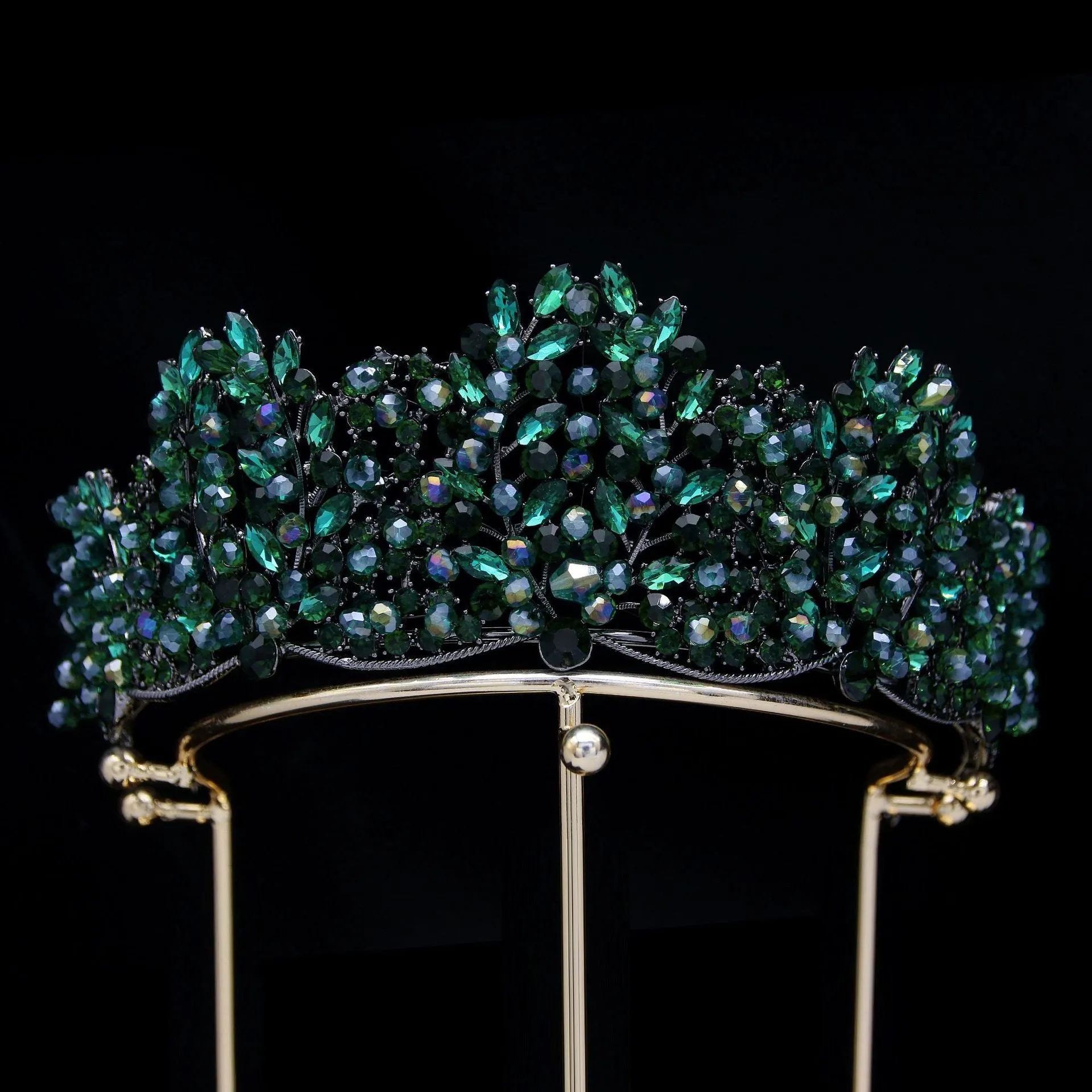 Shiny Quinceanera Crown Luxurious Bridal Crown Baroque style sold by My Chic Dress product image thumbnail 4