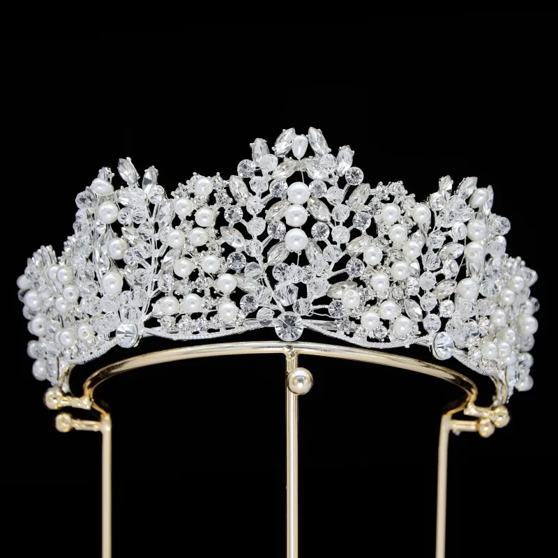 Shiny Quinceanera Crown Luxurious Bridal Crown Baroque style sold by My Chic Dress