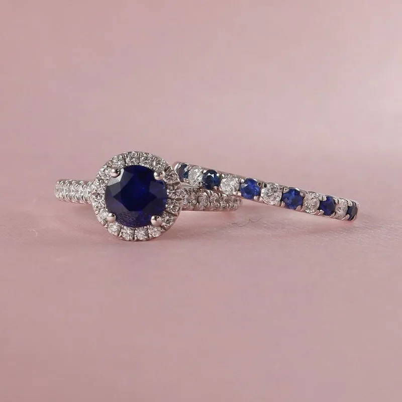 Diamond Engagement Ring For Her Round Cut In Sterling Silver sold by My Chic Dress product image thumbnail 2