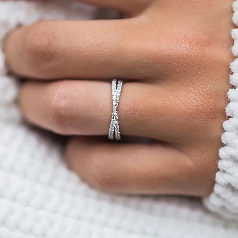 Affordable X Criss Cross Women Wedding Band For Sale sold by My Chic Dress