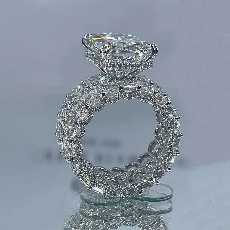 Cheap 925 Sterling Silver Engagement Ring Set sold by My Chic Dress product image thumbnail 4
