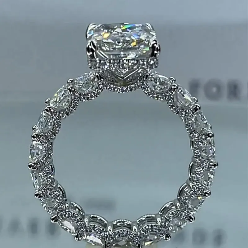 Cheap 925 Sterling Silver Engagement Ring Set sold by My Chic Dress product image thumbnail 2