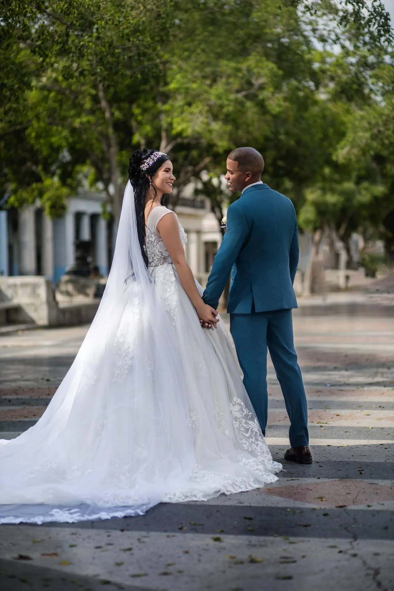 Princess Ivory Lace Garden Wedding Dresses Tulle Sleeveless Appliques sold by My Chic Dress product image thumbnail 3