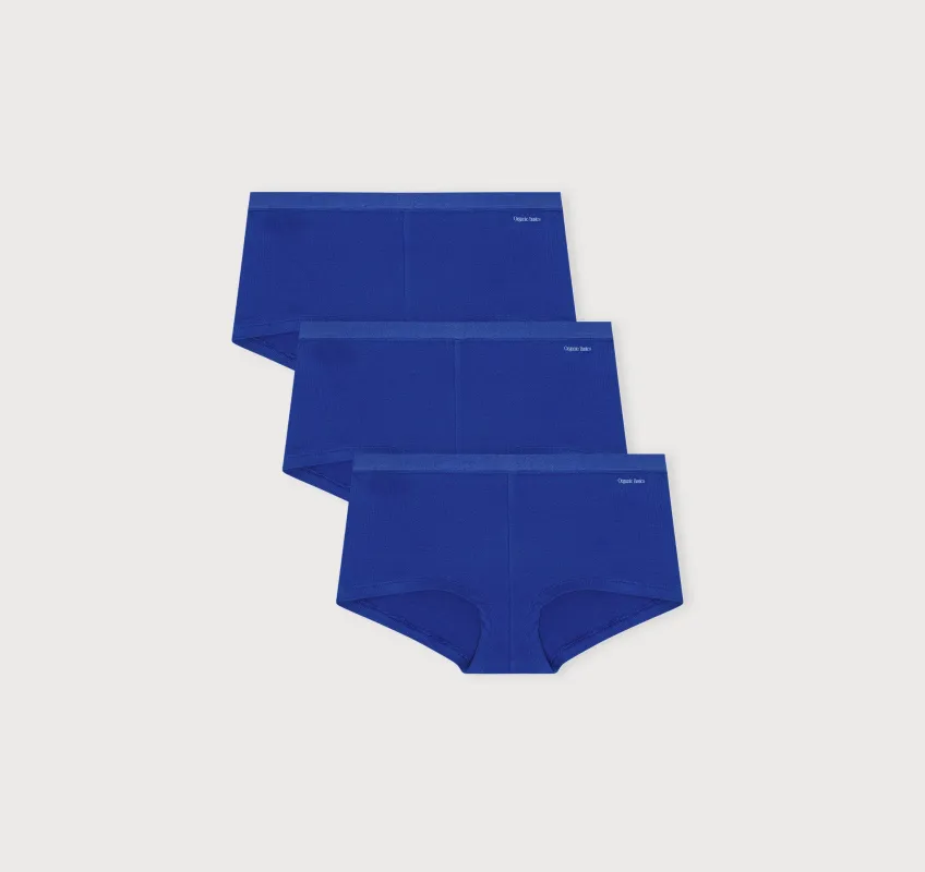 Core Rib Shorty 3-Pack sold by Organic Basics