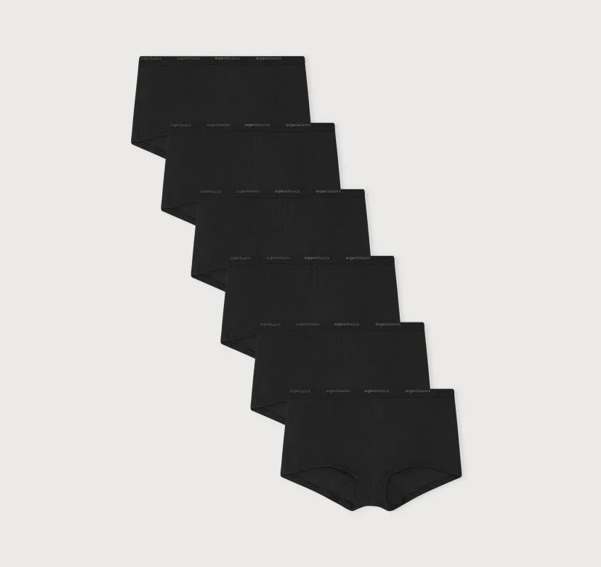 Core Rib Shorty 6-Pack sold by Organic Basics