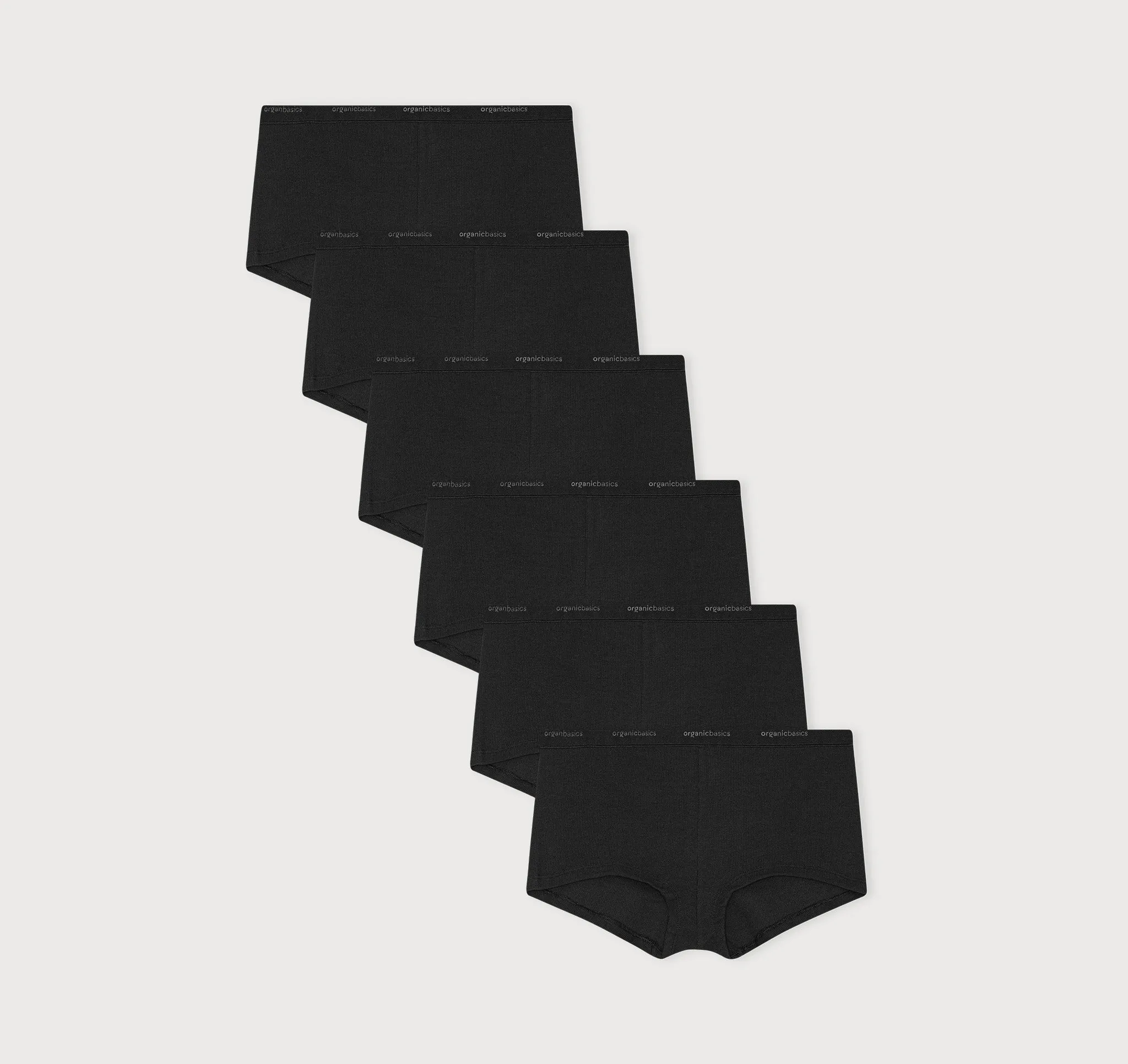 Core Rib Shorty 6-Pack sold by Organic Basics