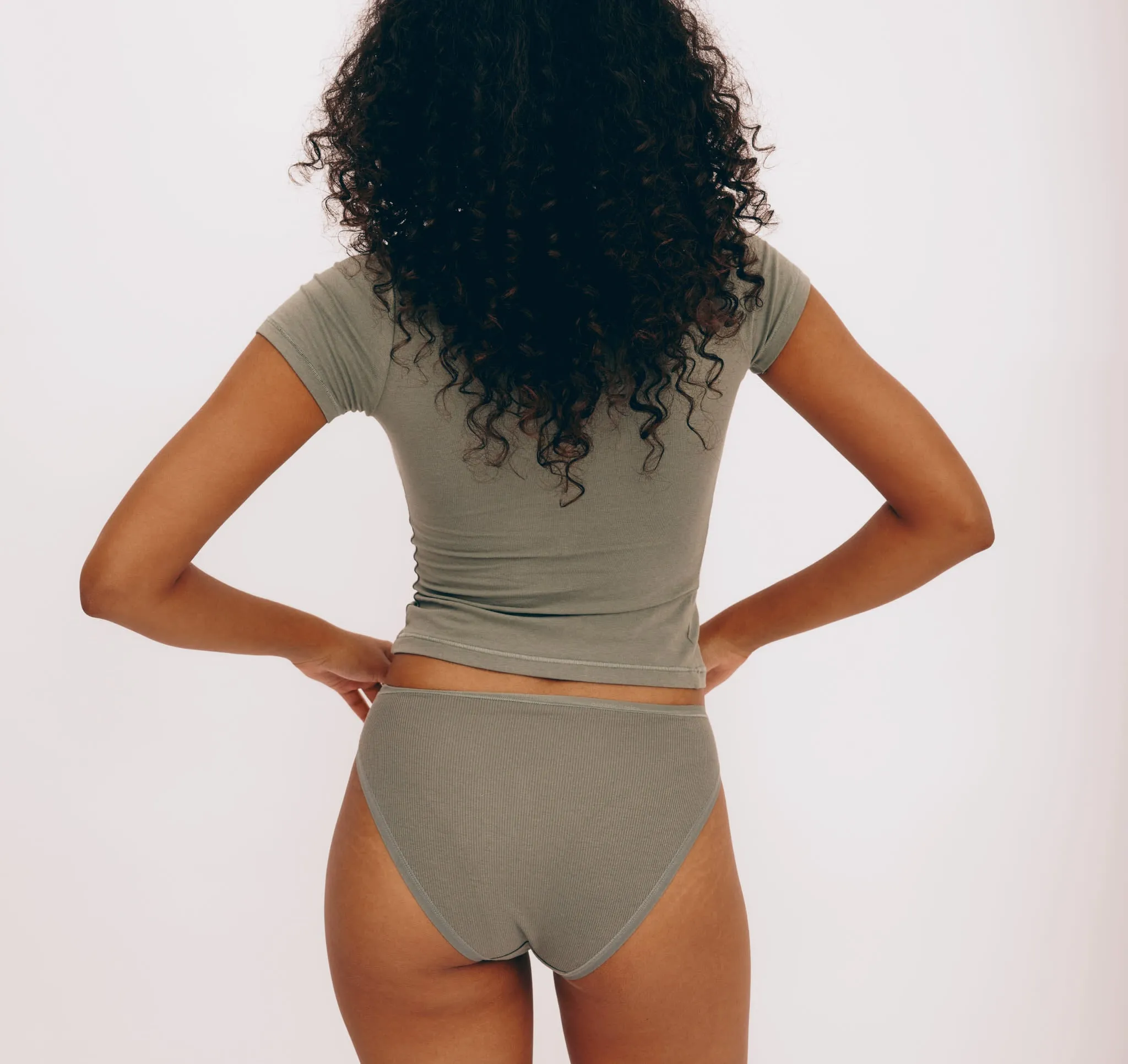 Core Rib High-Leg Briefs 3-Pack sold by Organic Basics product image thumbnail 3