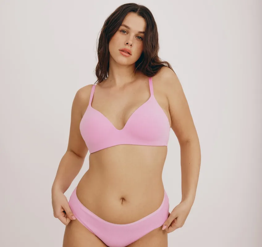 Core Wireless Plunge Bra sold by Organic Basics