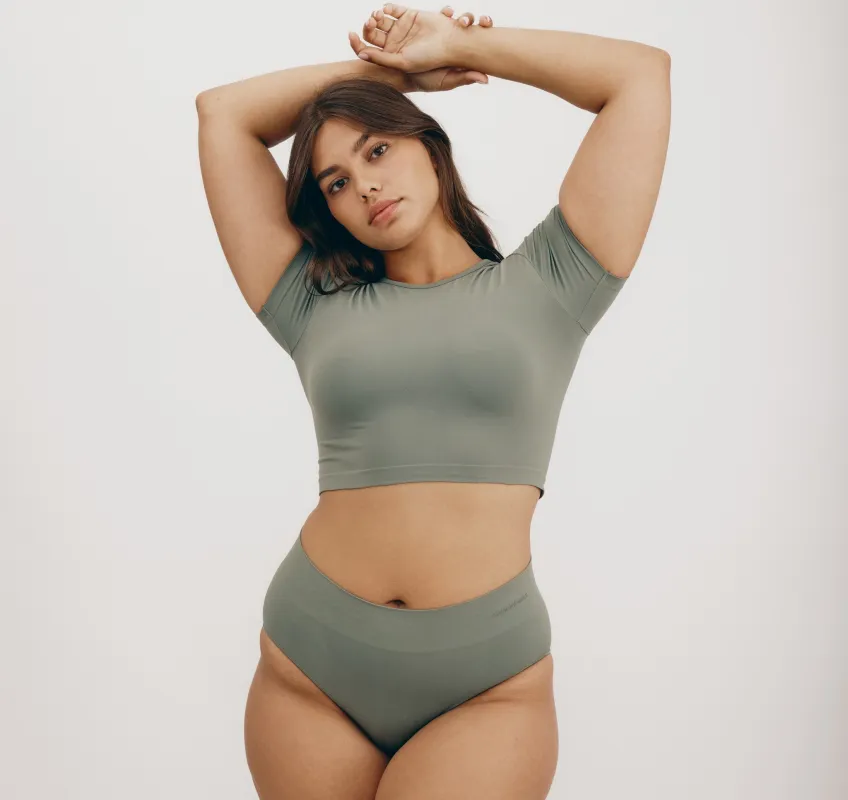 Smooth High-Leg Briefs sold by Organic Basics