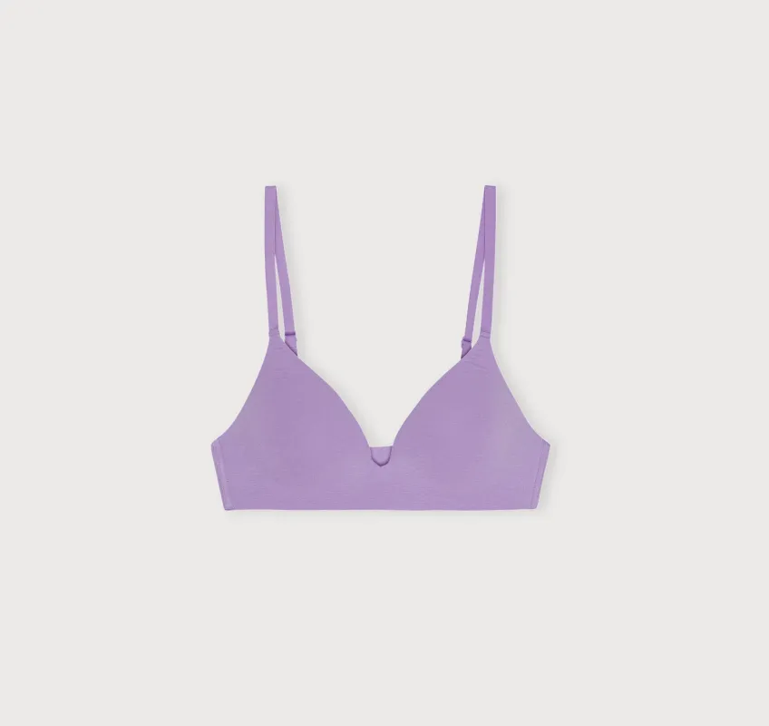 Core Wireless Plunge Bra sold by Organic Basics