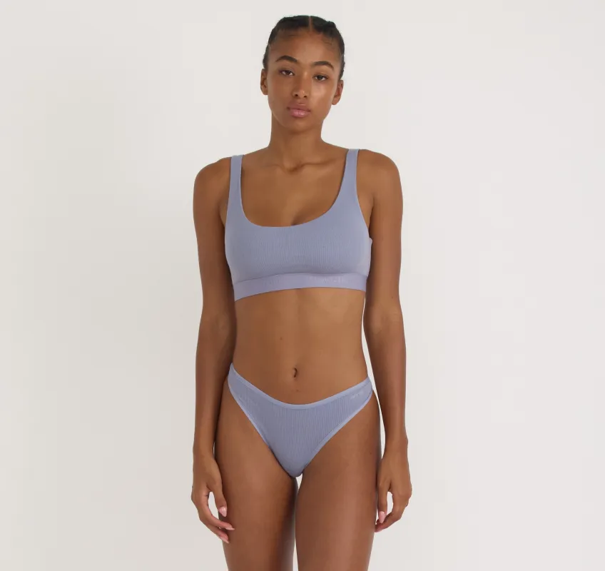 Core Rib Thong sold by Organic Basics