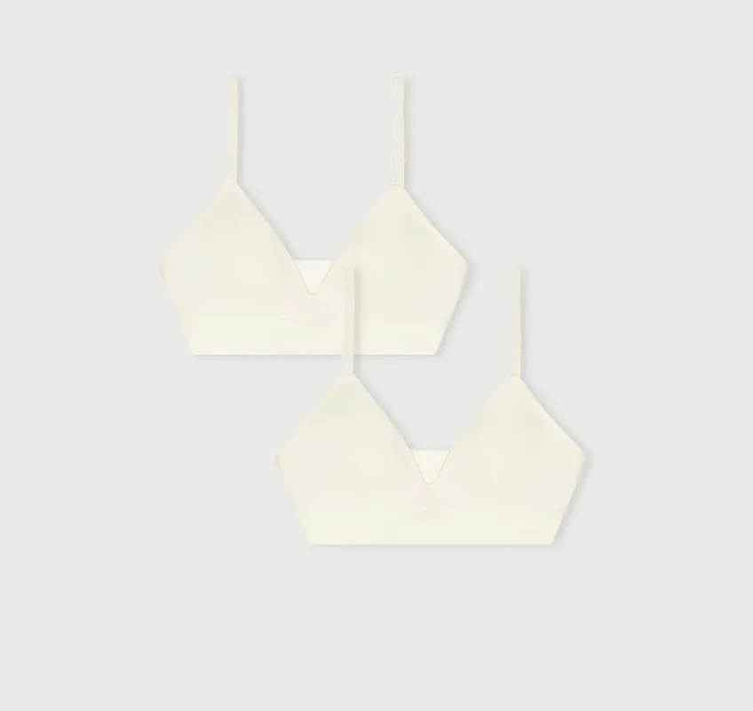 Smooth Padded Bra 2-Pack sold by Organic Basics