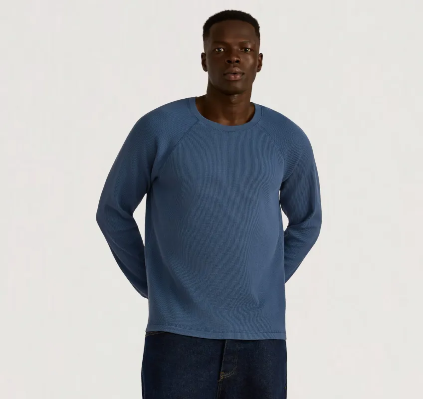 Waffle Raglan Long Sleeve sold by Organic Basics