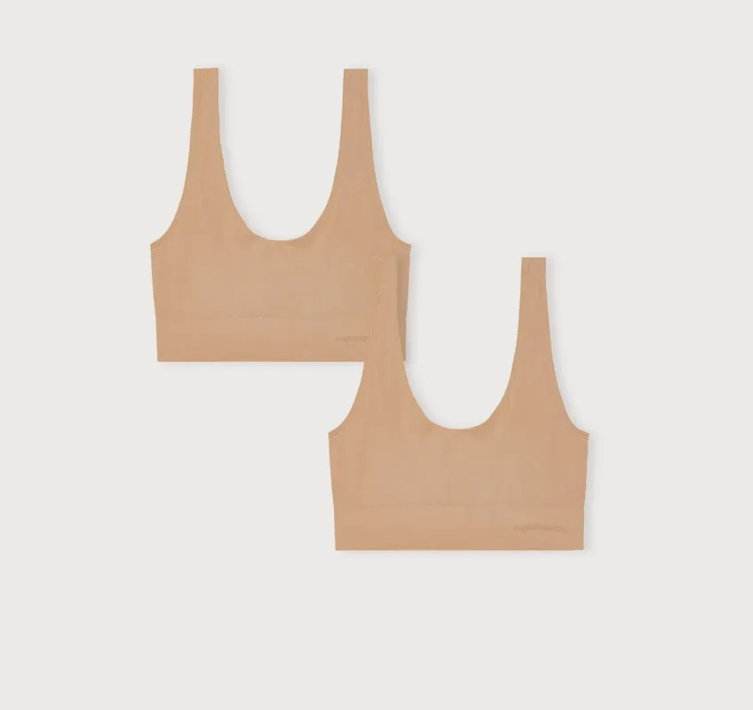 Smooth Bralette 2-Pack sold by Organic Basics