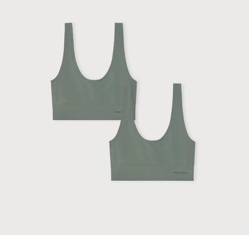 Smooth Bralette 2-Pack made by Organic Basics