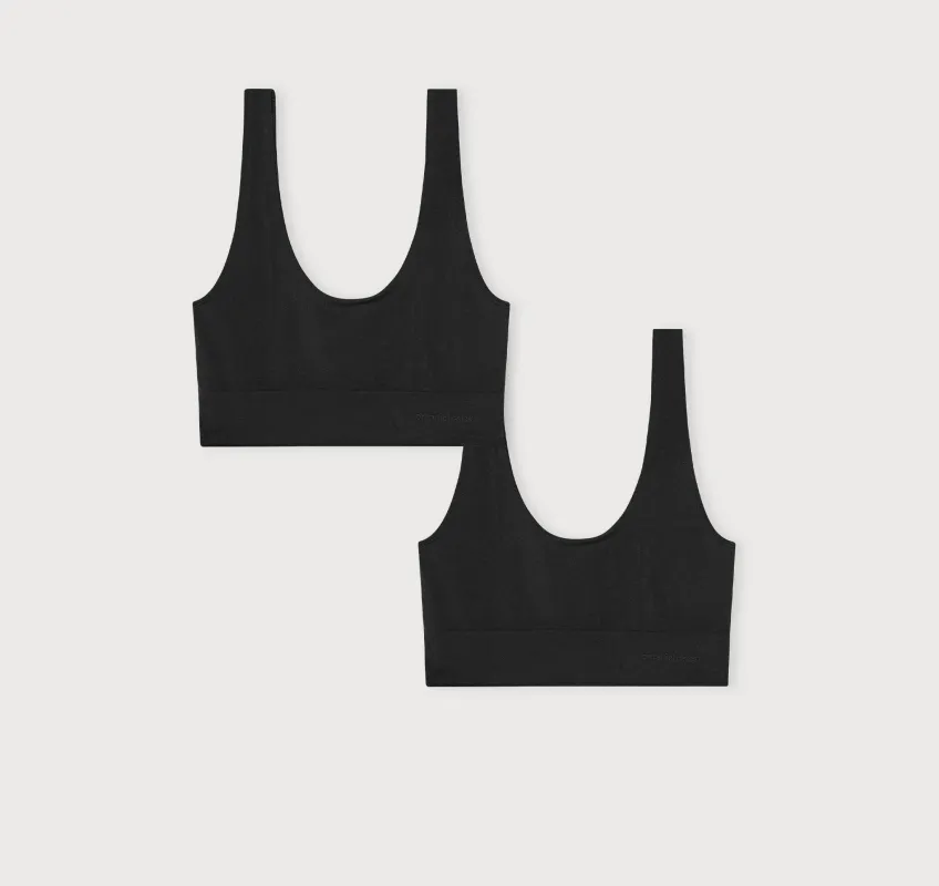 Smooth Bralette 2-Pack sold by Organic Basics