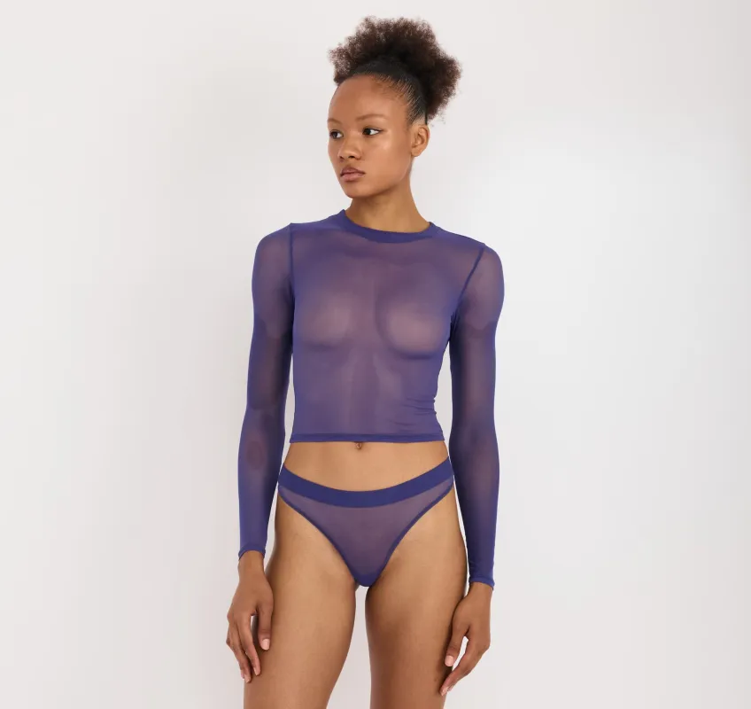 Mesh Long Sleeve Tee sold by Organic Basics