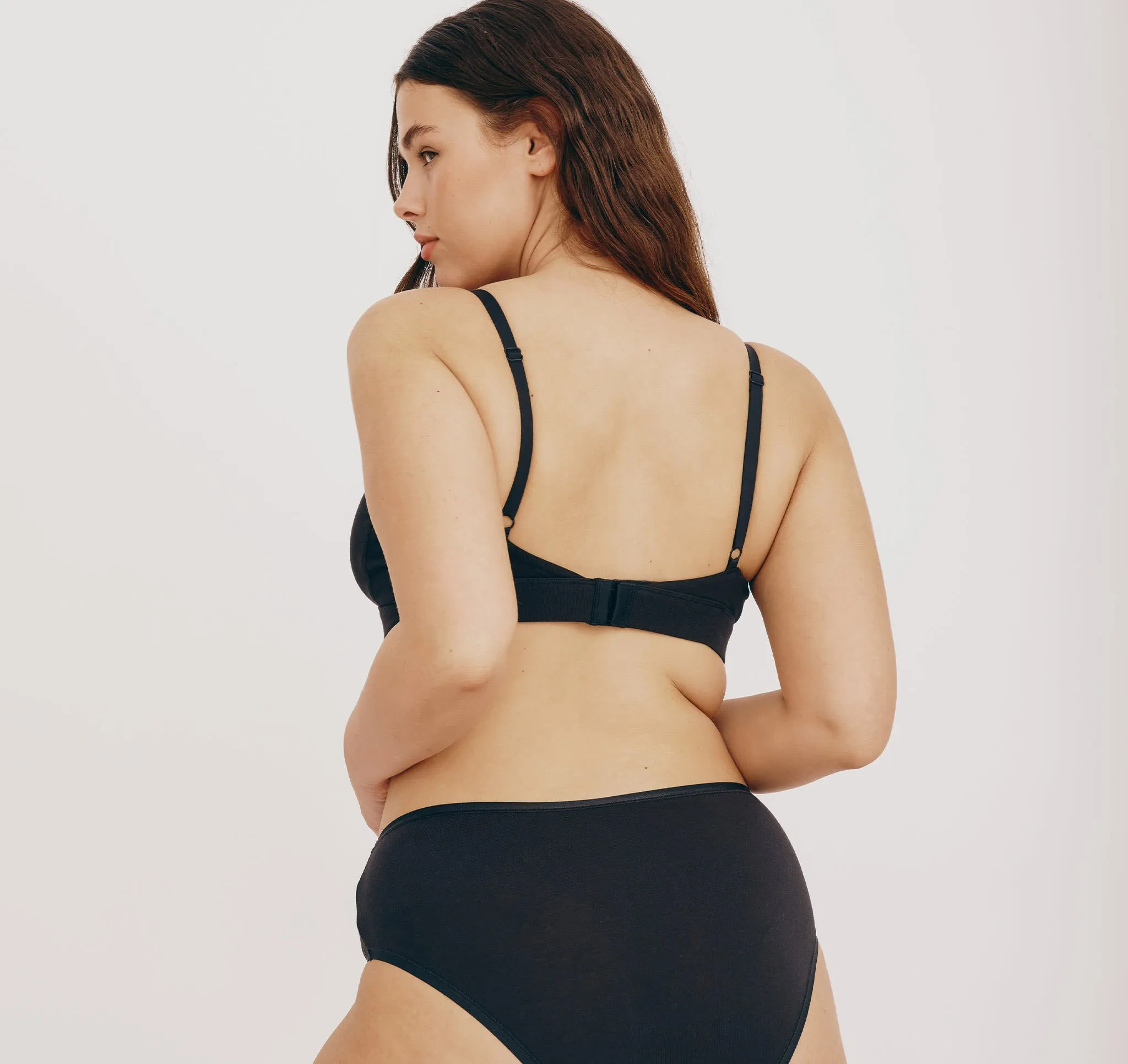 Core Triangle Bralette 2-pack sold by Organic Basics product image thumbnail 4
