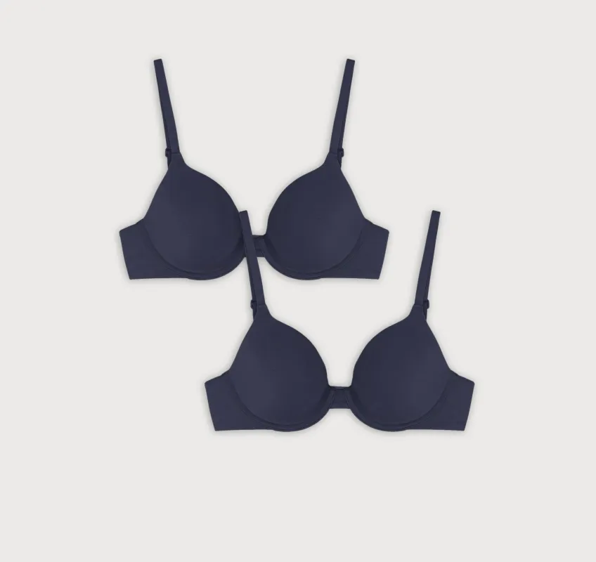 Core Full Coverage Bra 2-Pack sold by Organic Basics