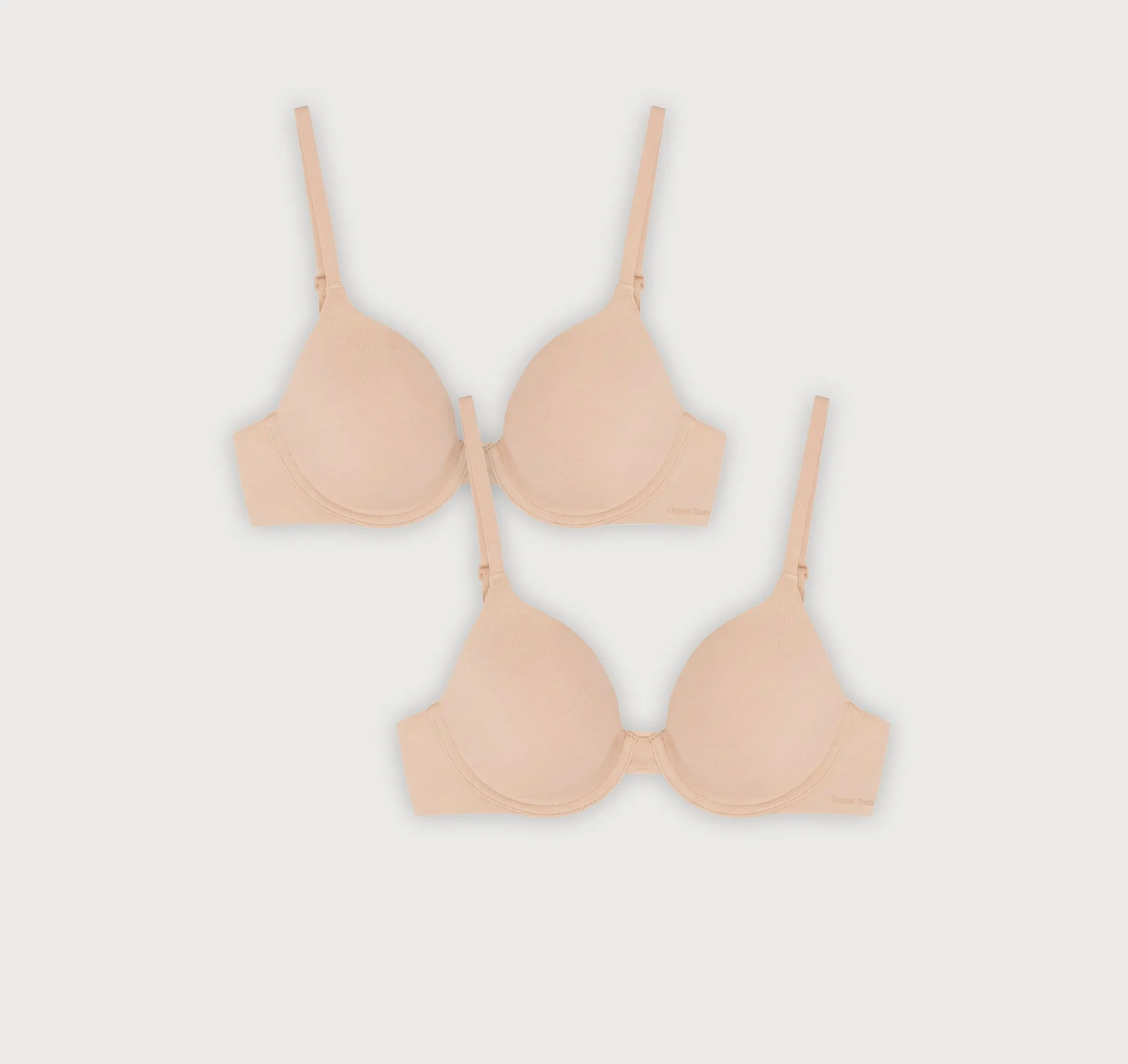 Core Full Coverage Bra 2-Pack sold by Organic Basics