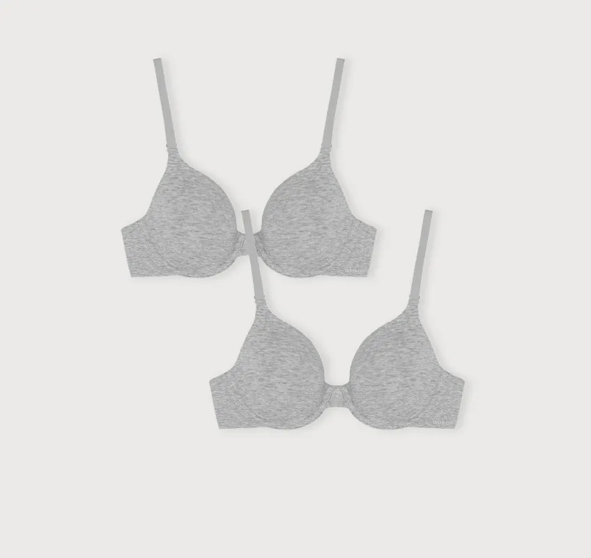 Core Full Coverage Bra 2-Pack sold by Organic Basics