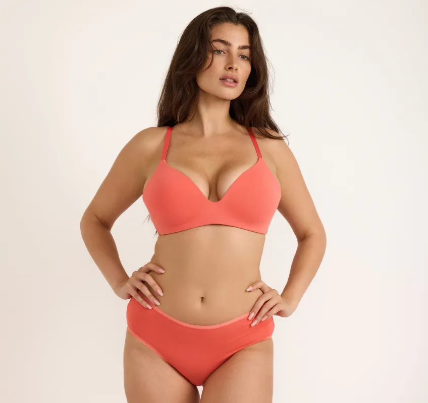 Core Wireless Plunge Bra sold by Organic Basics