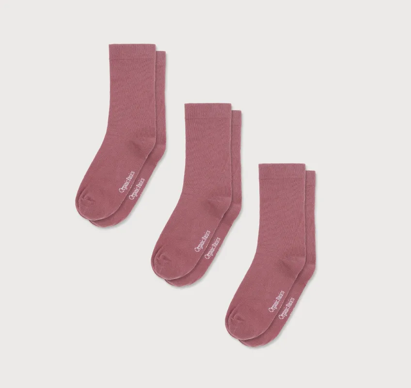 Core Crew Socks 3-pack sold by Organic Basics