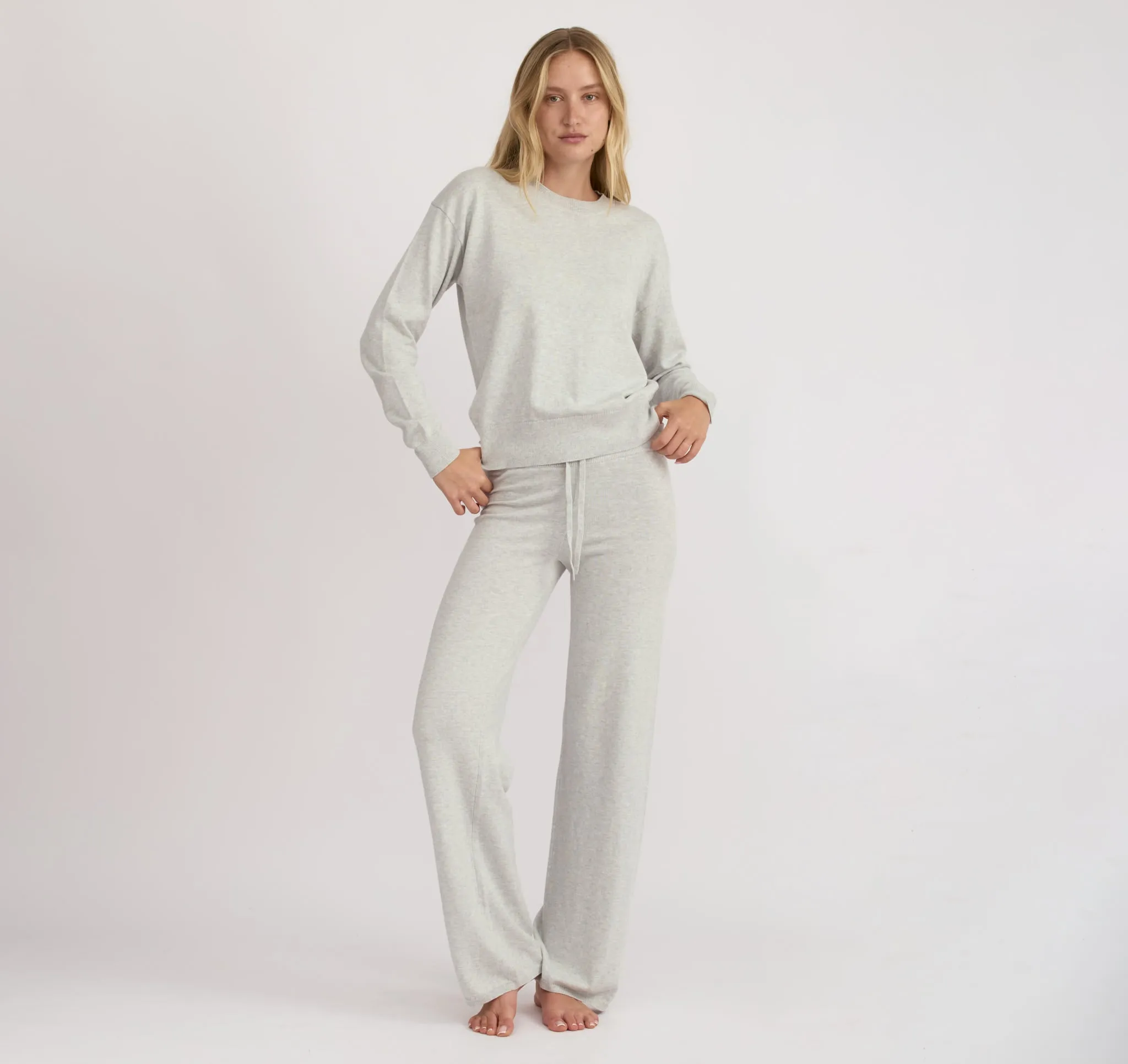 Soft Knit Straight Leg Pants sold by Organic Basics