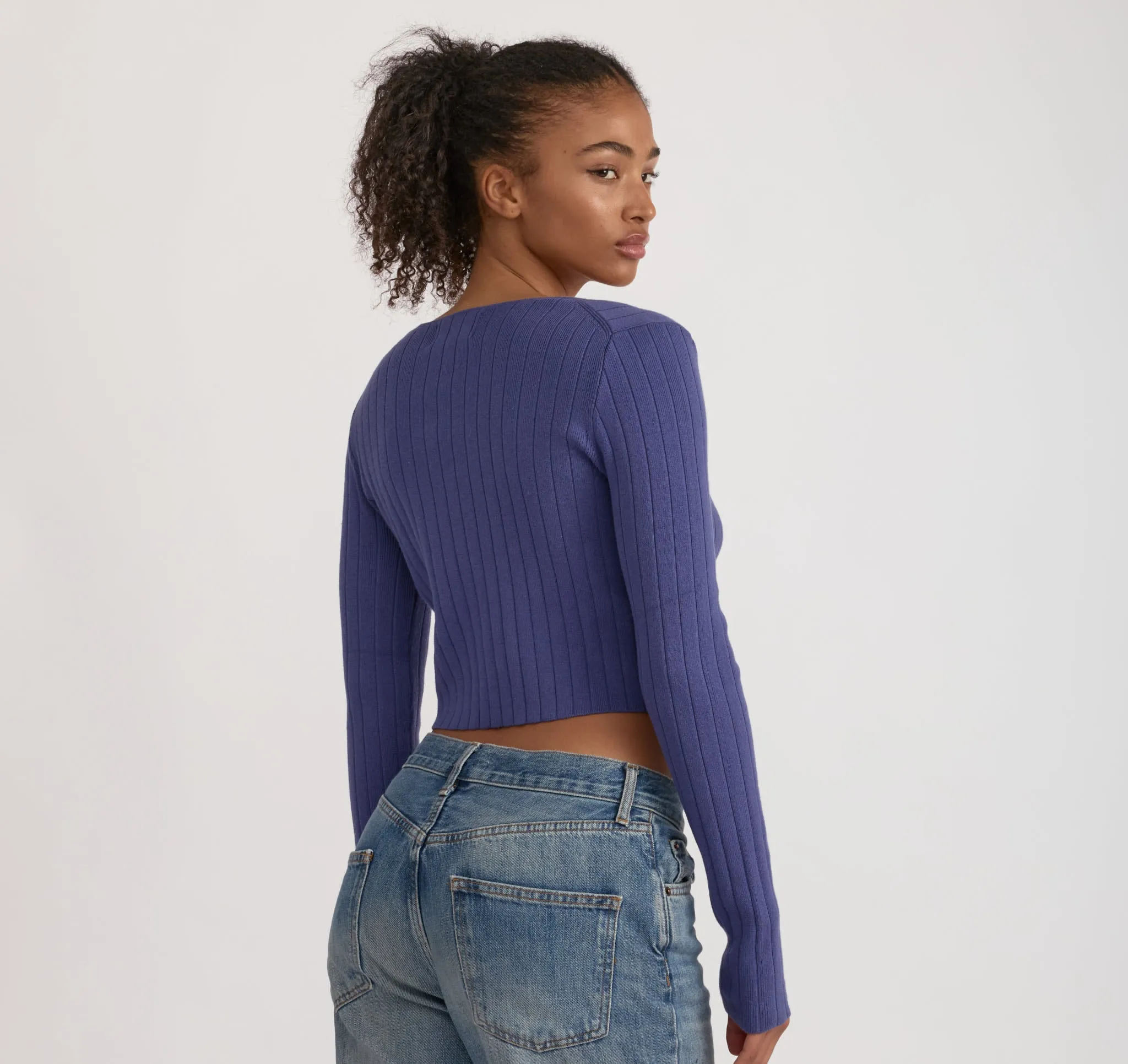 Soft Knit Rib Tie Cardigan sold by Organic Basics product image thumbnail 2