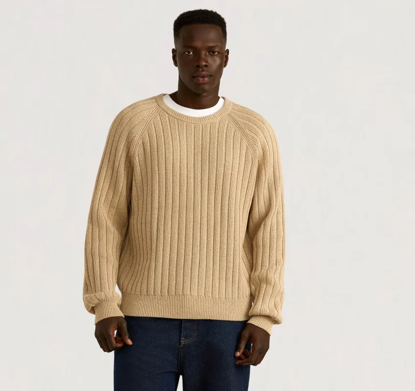 Soft Knit Rib Raglan Sweater sold by Organic Basics