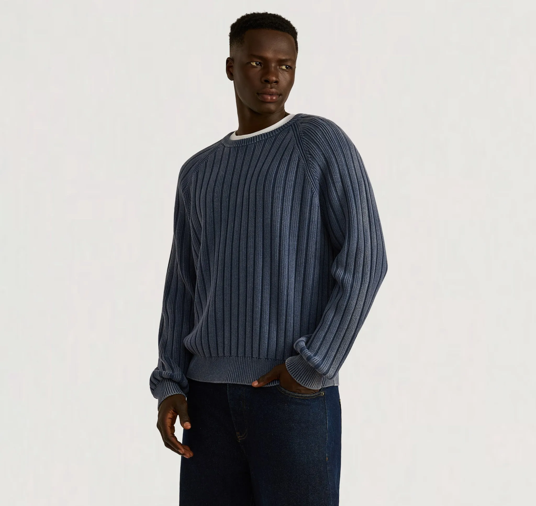 Soft Knit Rib Raglan Sweater sold by Organic Basics product image thumbnail 3