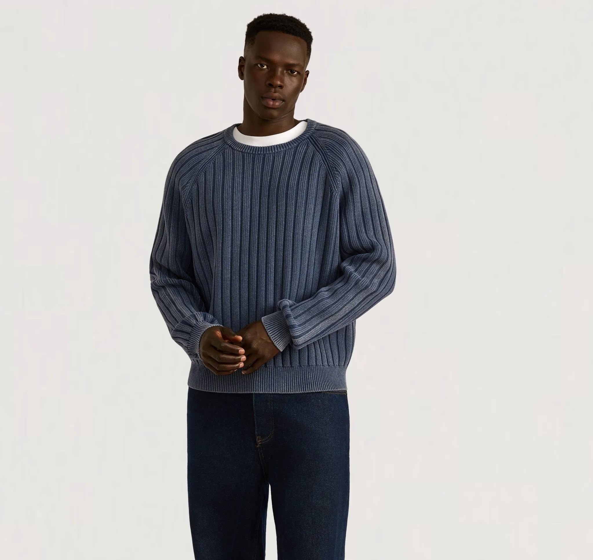 Soft Knit Rib Raglan Sweater sold by Organic Basics