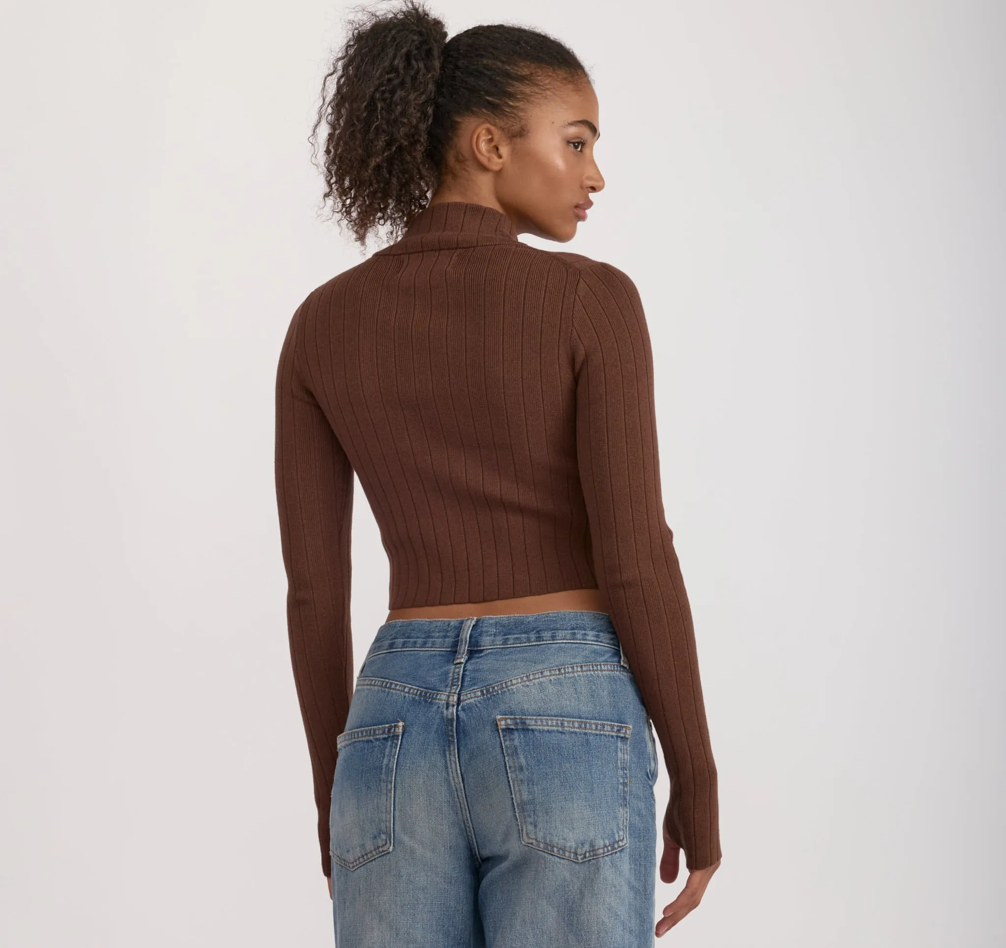 Soft Knit Rib Track Jacket sold by Organic Basics product image thumbnail 3