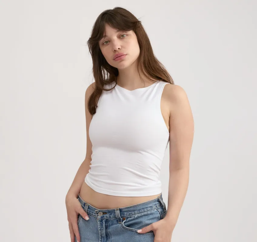 Everyday Boat Neck Top sold by Organic Basics