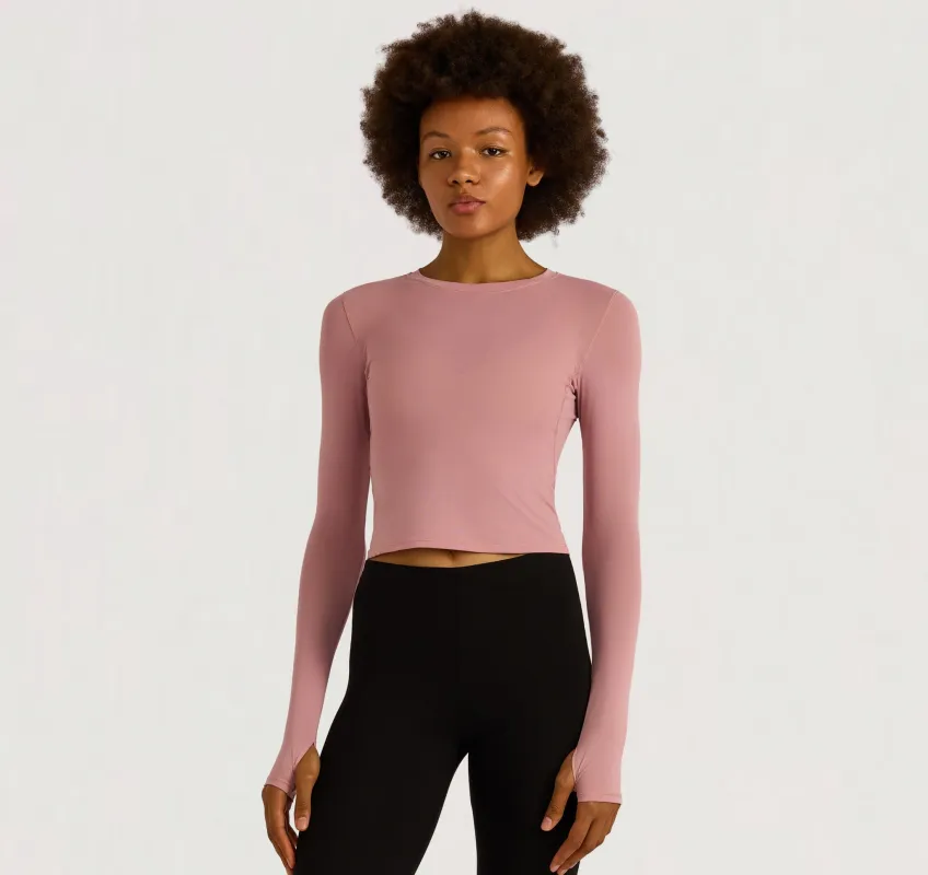Active Mesh Long  Sleeve Tee sold by Organic Basics