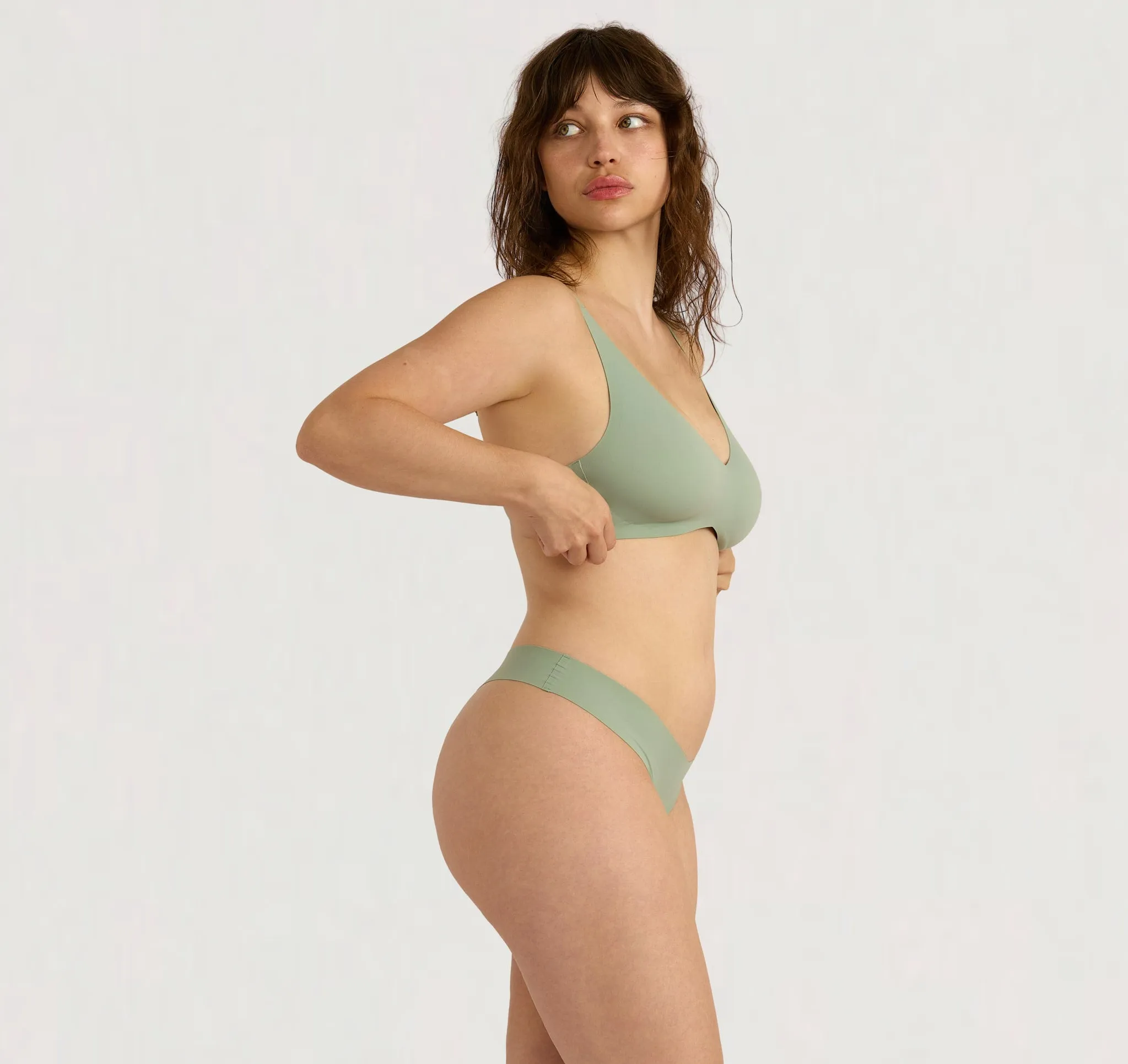 Bare Plunge Bralette sold by Organic Basics product image thumbnail 2