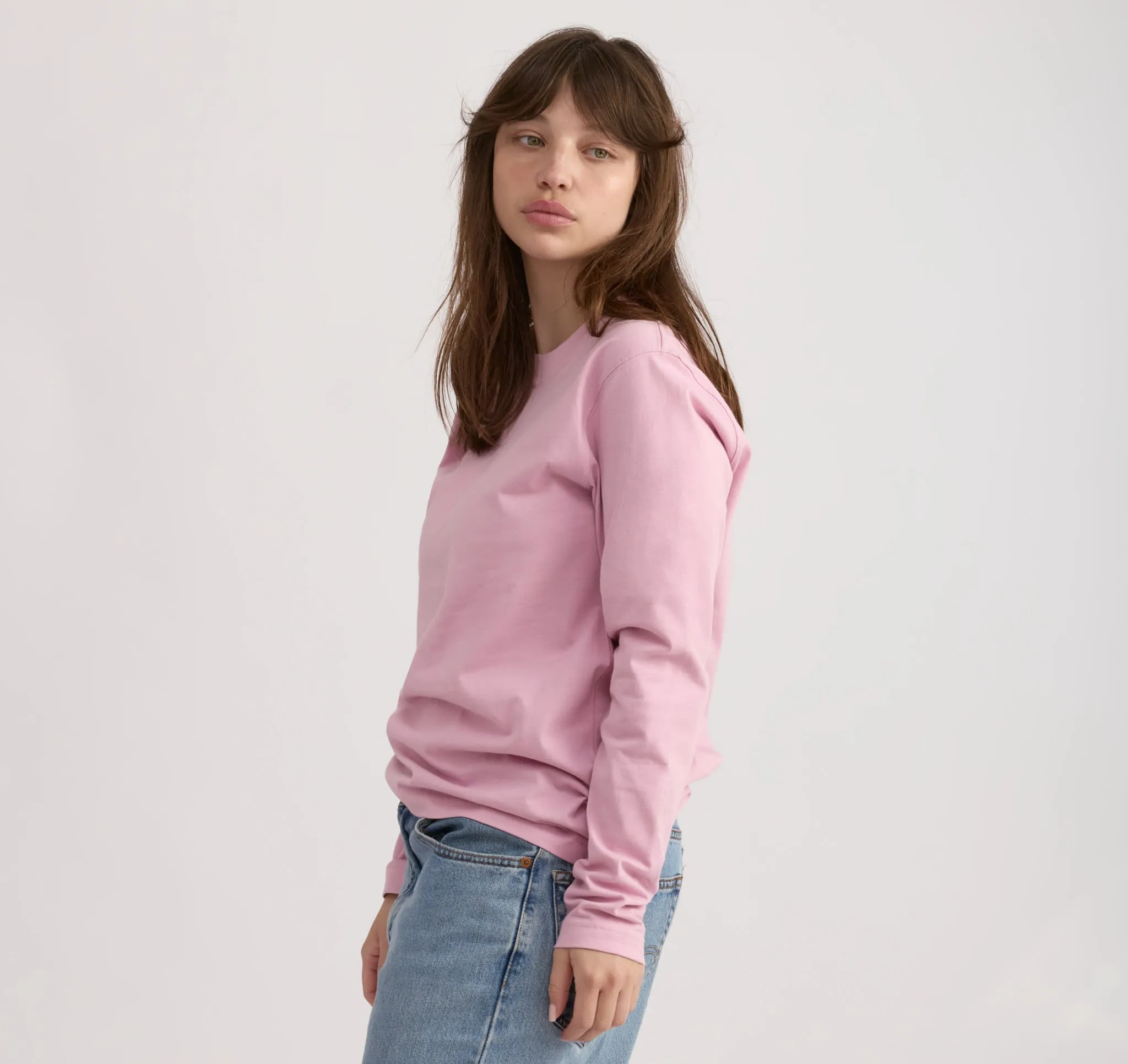 True Heavy Boxy Long Sleeve Tee sold by Organic Basics product image thumbnail 2