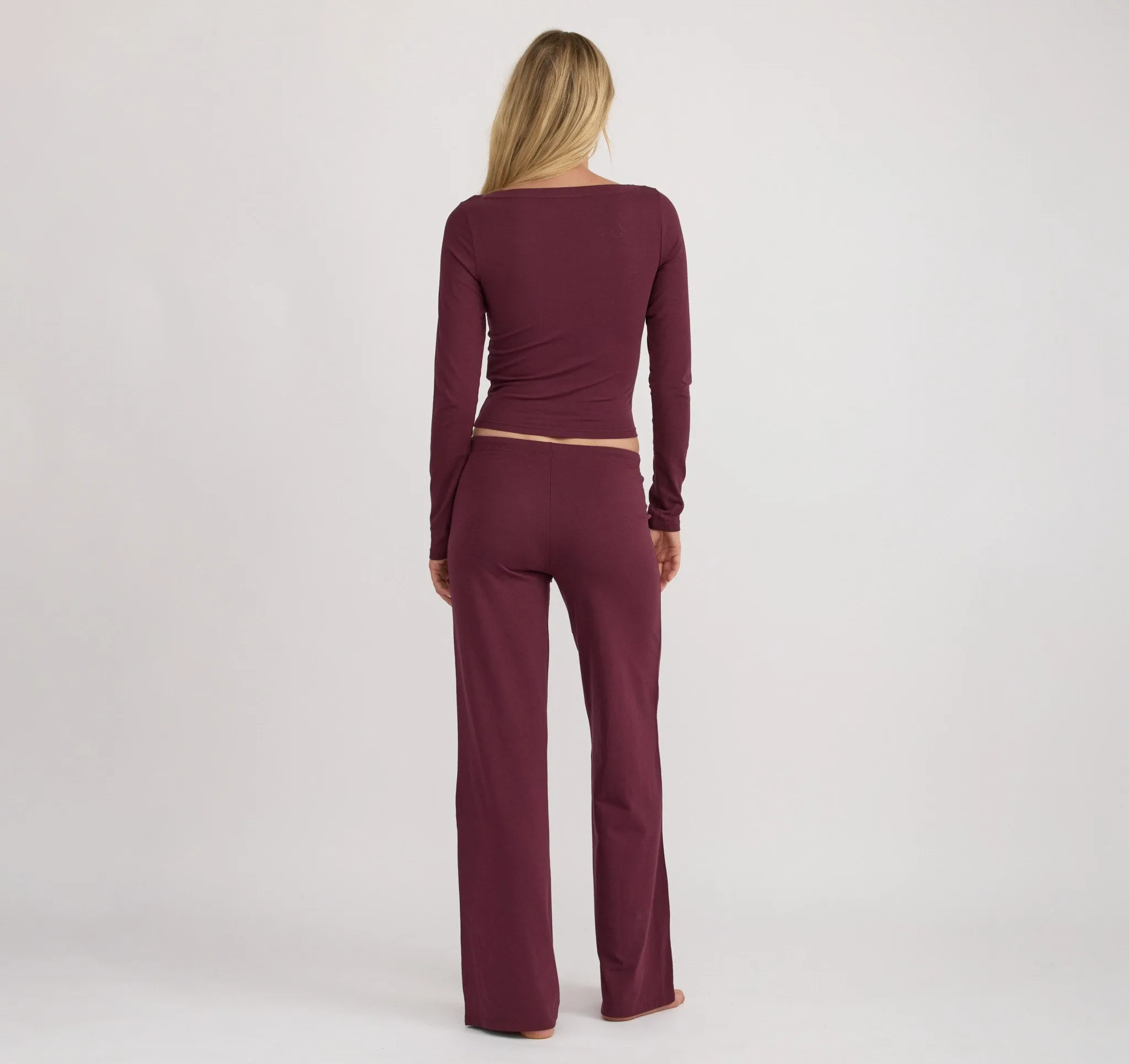 Everyday Scoop Neck Long Sleeve Tee sold by Organic Basics product image thumbnail 2