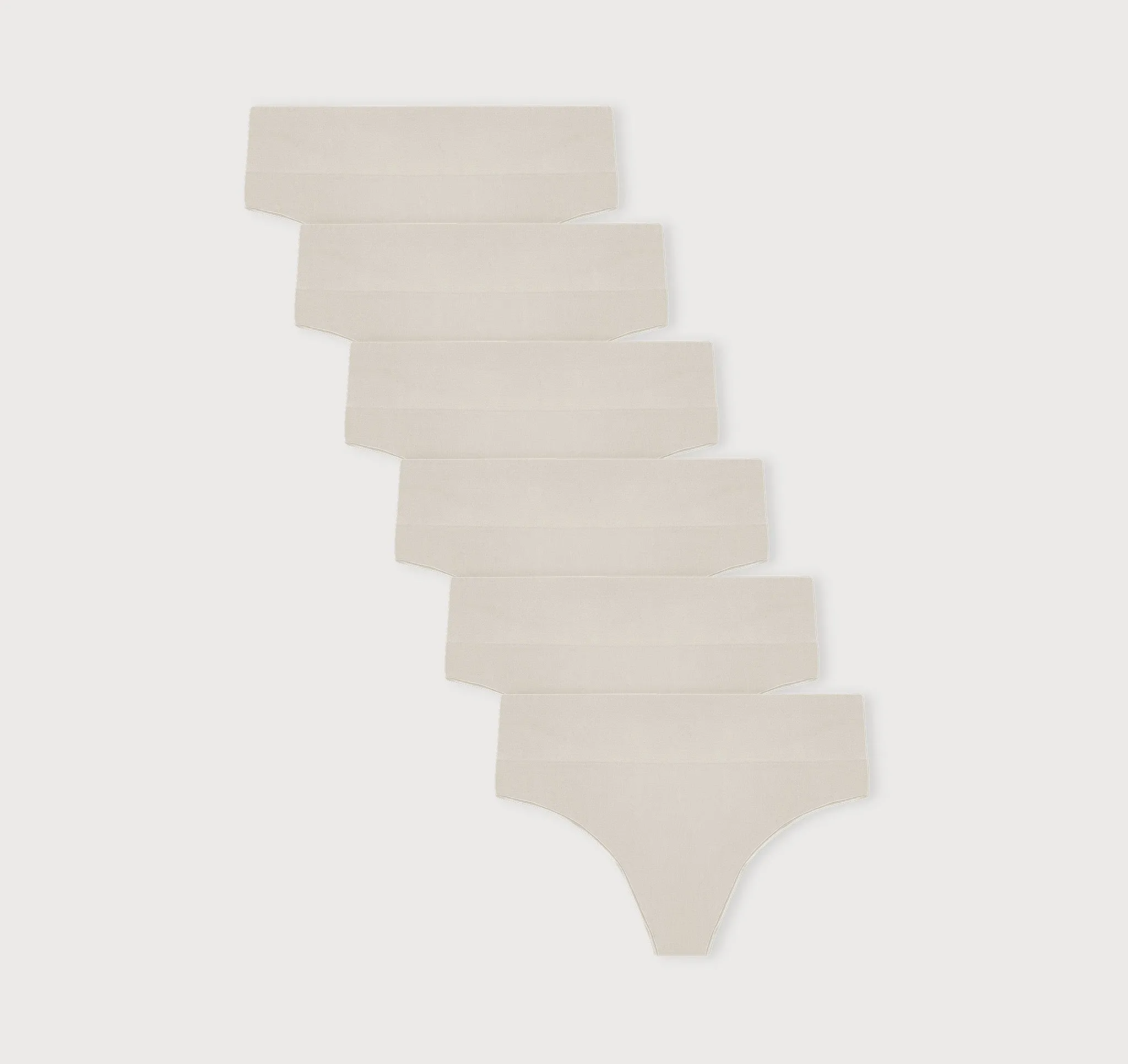 Smooth Thong 6-Pack sold by Organic Basics