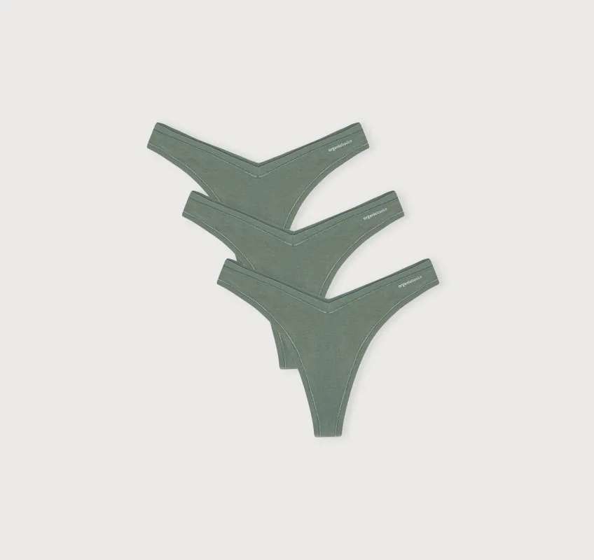 Flex Thong 3-pack sold by Organic Basics
