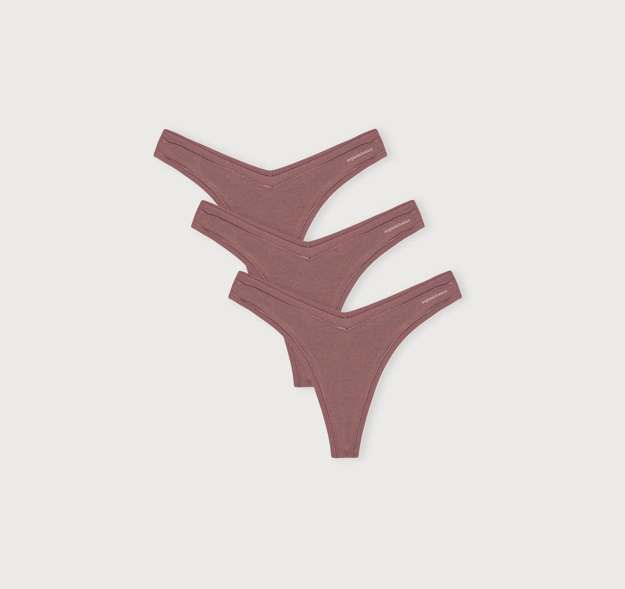 Flex Thong 3-pack sold by Organic Basics