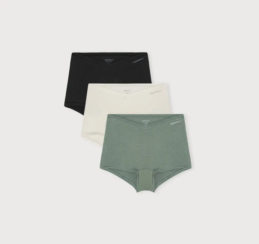 Flex Shorty 3-pack sold by Organic Basics