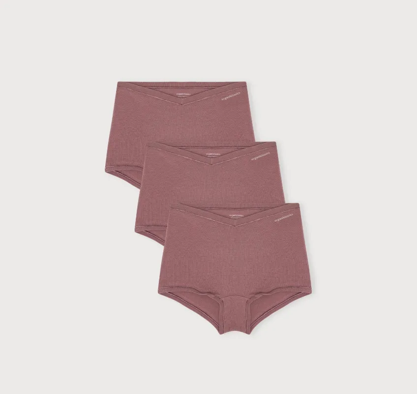 Flex Shorty 3-pack made by Organic Basics