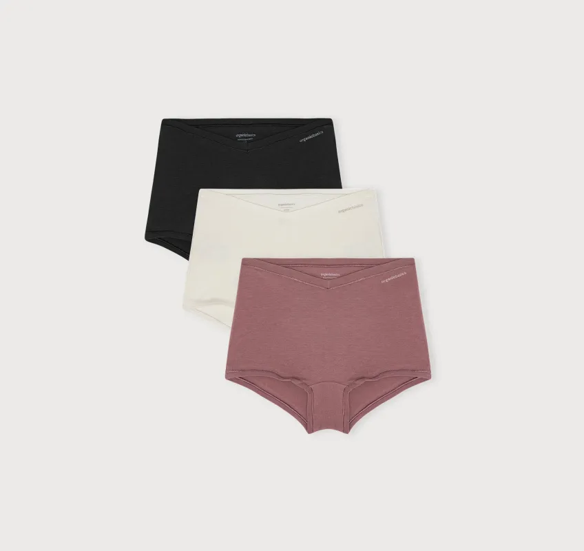 Flex Shorty 3-pack sold by Organic Basics