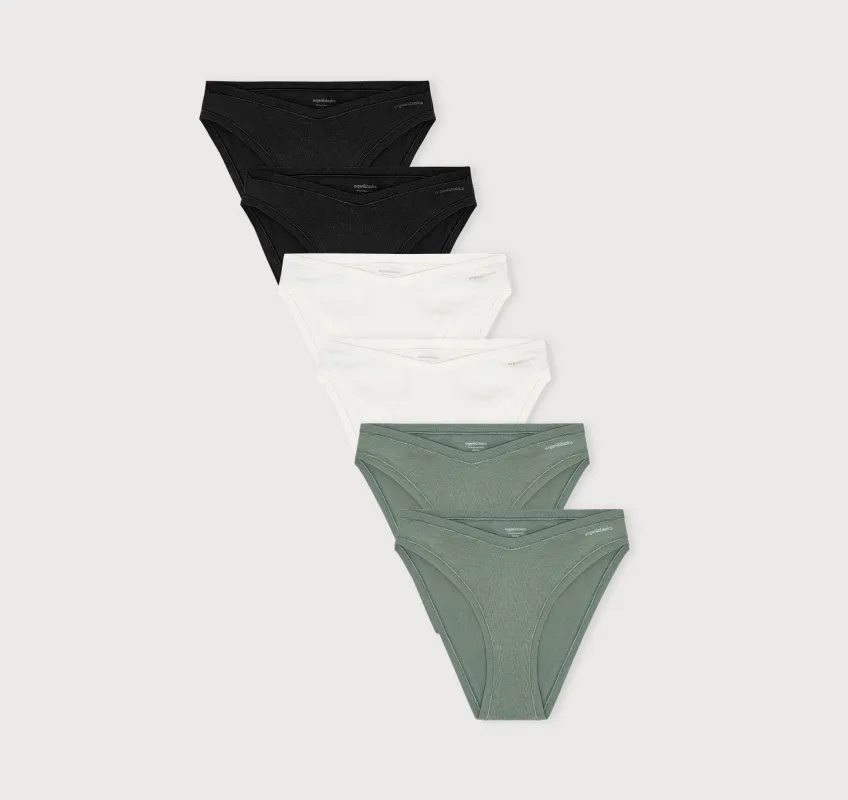 Flex Cheeky Briefs 6-pack sold by Organic Basics