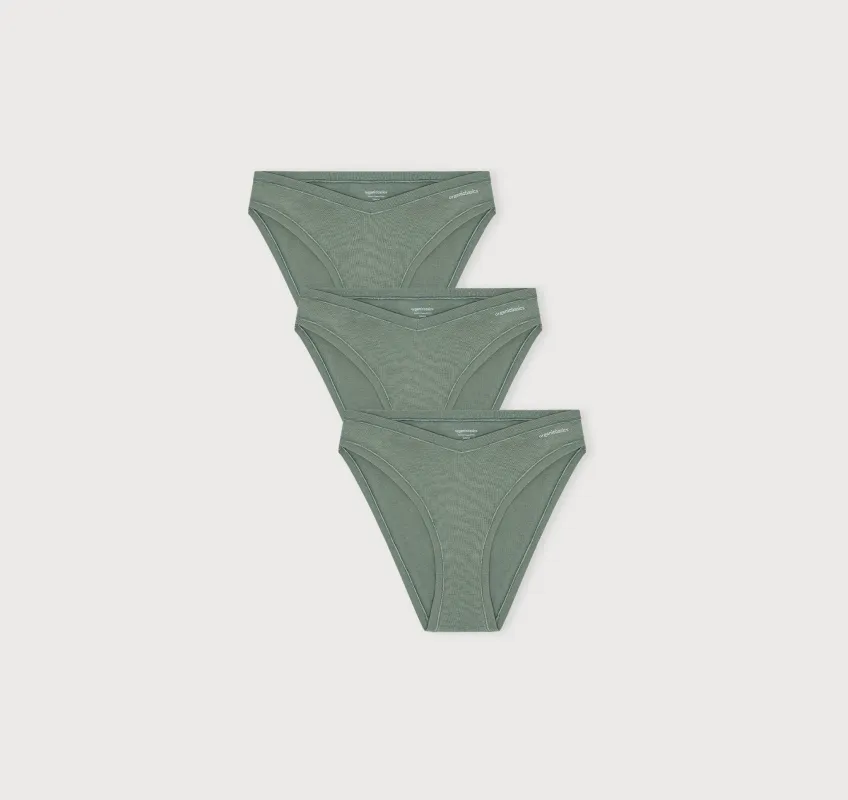 Flex Cheeky Briefs 3-pack sold by Organic Basics