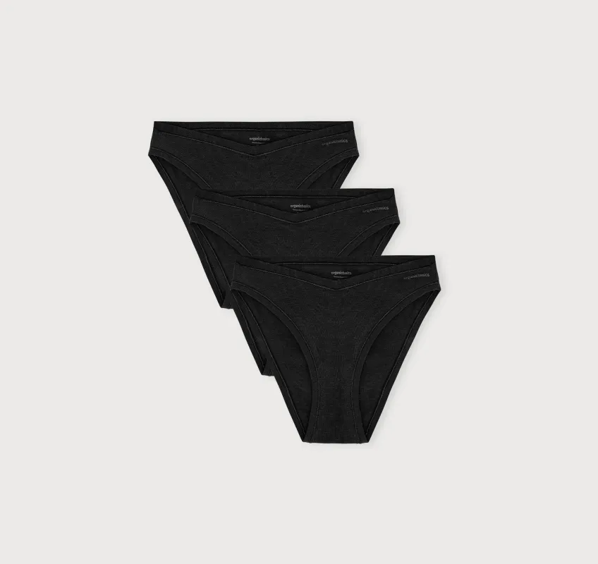 Flex Cheeky Briefs 3-pack sold by Organic Basics