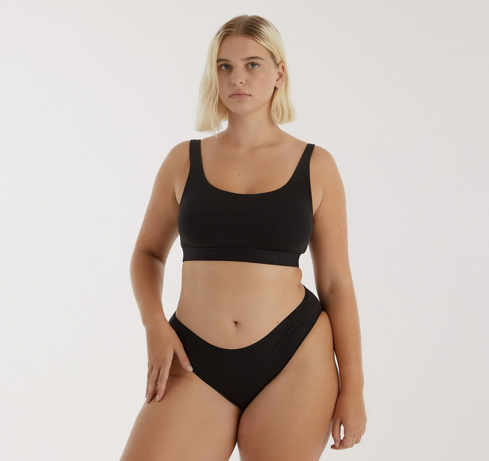 Core Rib High-Leg Briefs 6-Pack sold by Organic Basics product image thumbnail 2