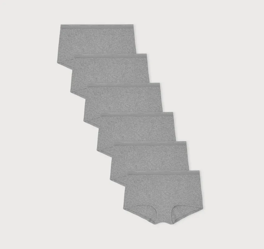 Core Rib Shorty 6-Pack sold by Organic Basics